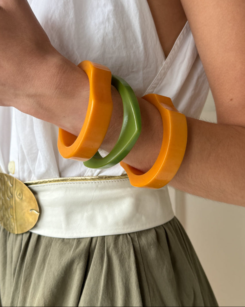 30s Chunky Bakelite Bangles