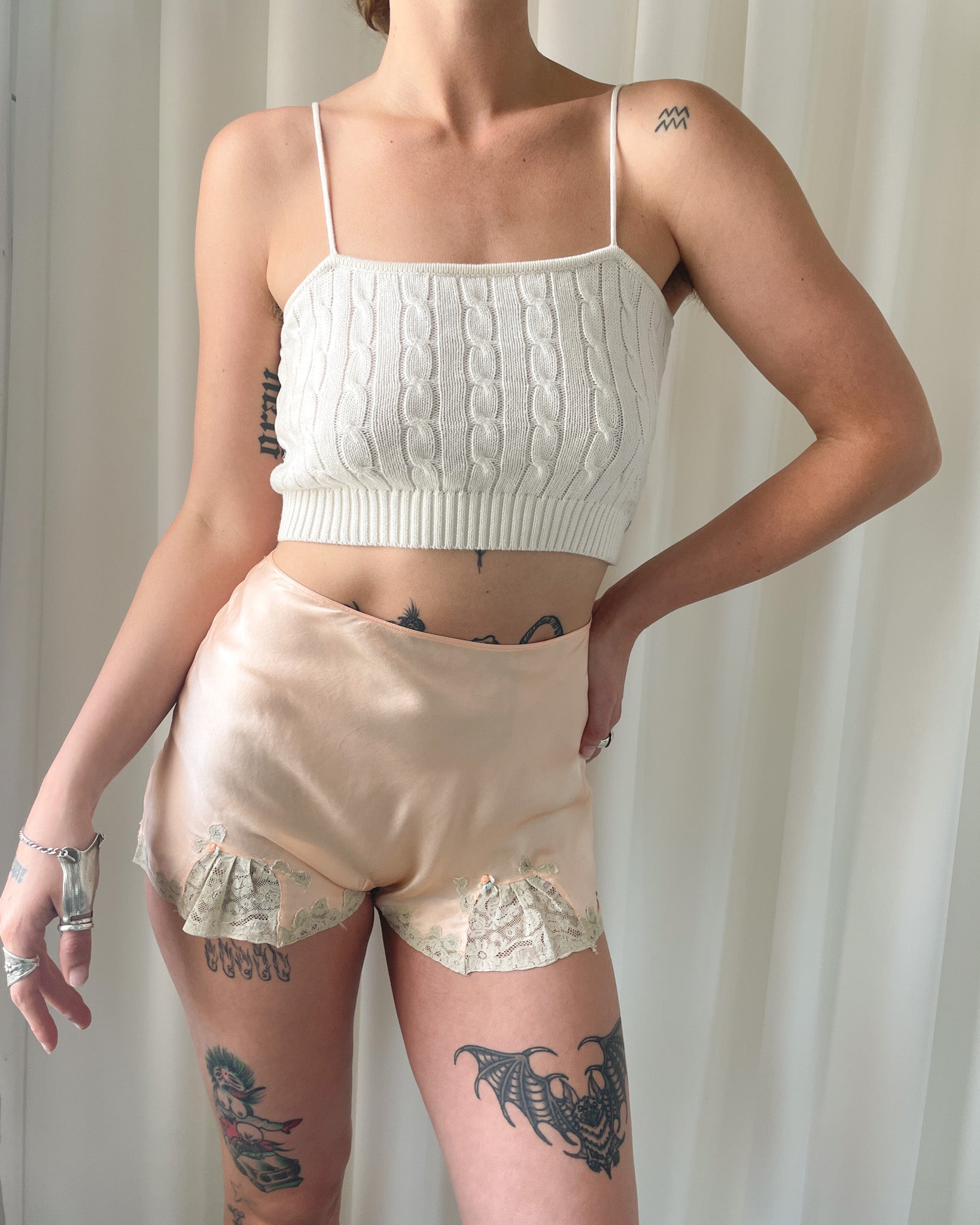30s Silk Tap Shorts | S-M