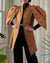 40s Petal Sleeve Brocade Jacket | S-M