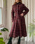 40s Plaid Wool Princess Coat