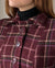 40s Plaid Wool Princess Coat | S-M