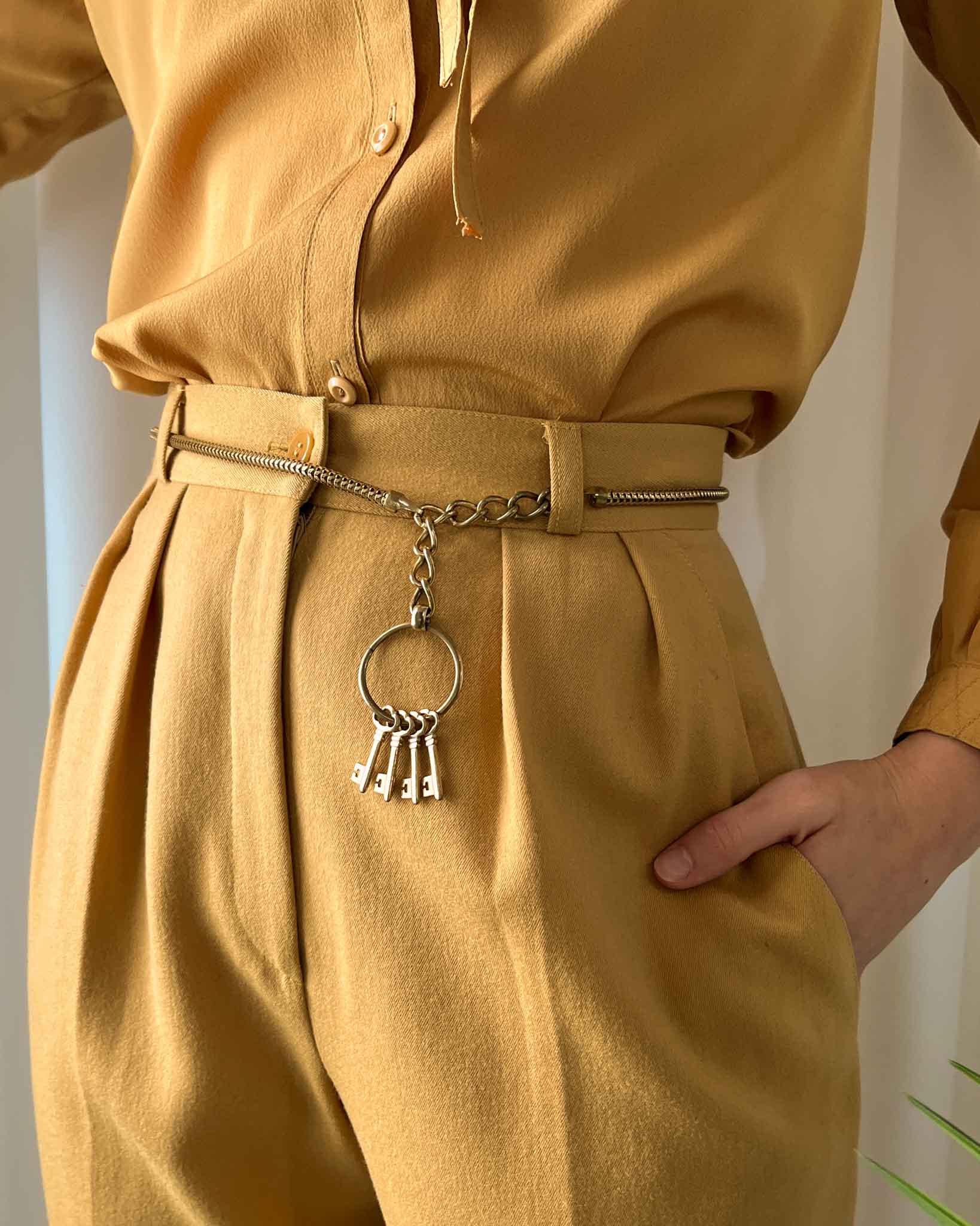 Lucky Vintage 80s Classic Belted Trench