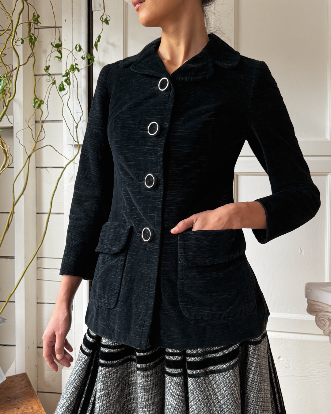 60s Christian Dior Velvet Blazer | XS-S