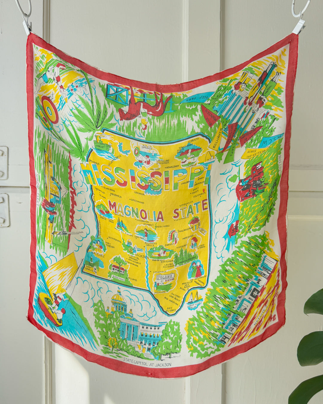 50s Mississippi Souvenir Scarf