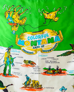 50s Montana Souvenir Scarf