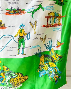 50s Montana Souvenir Scarf