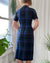 50s Plaid Wool Dress