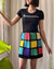 60s Granny Square Mini Skirt | S
