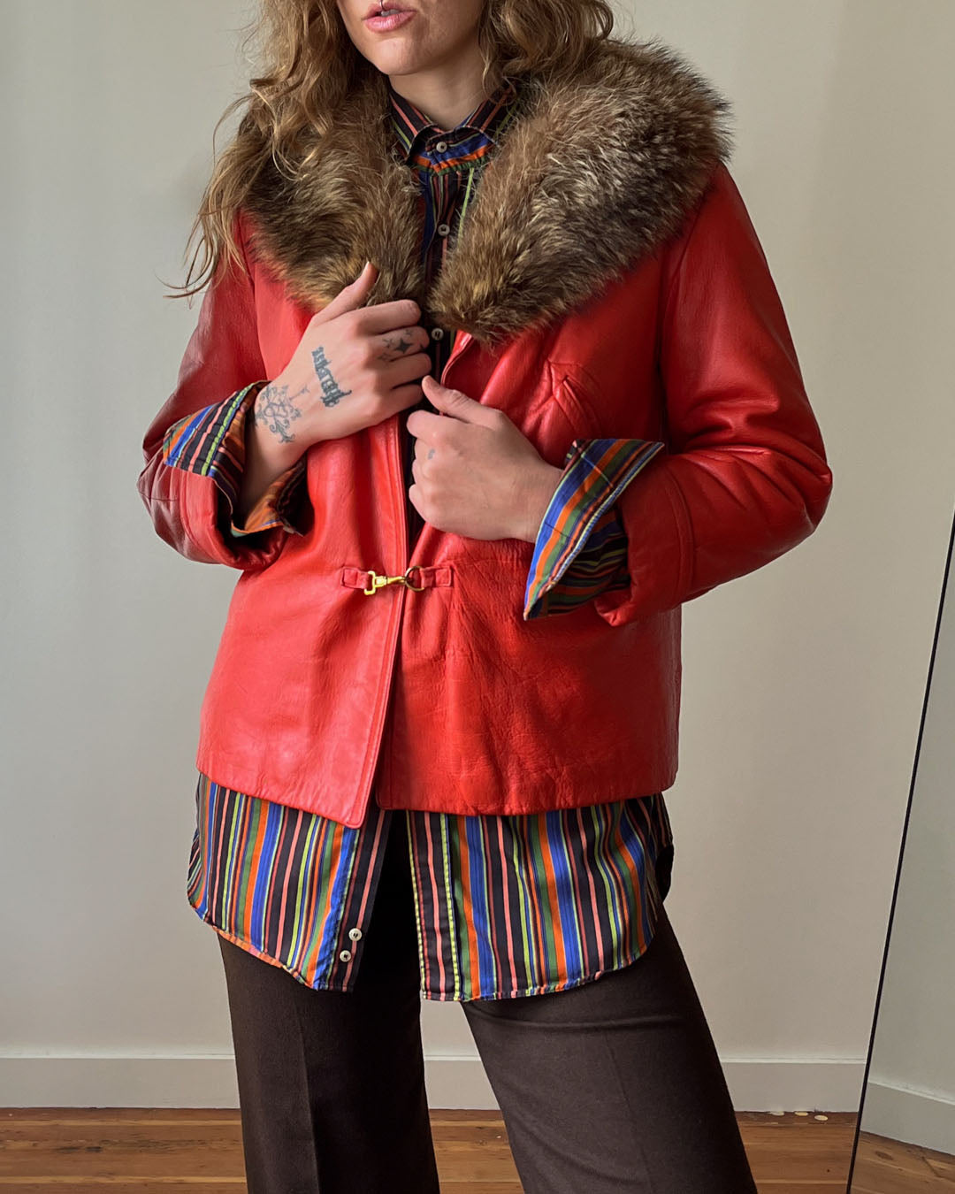 60s Bonnie Cashin Leather Jacket | S-M