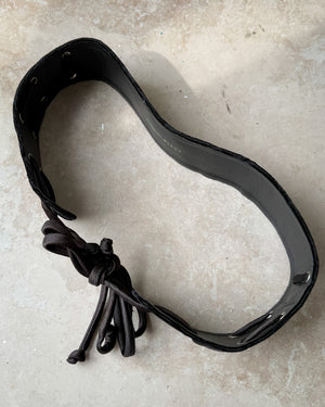 60s Velvet Tie Belt | S-L