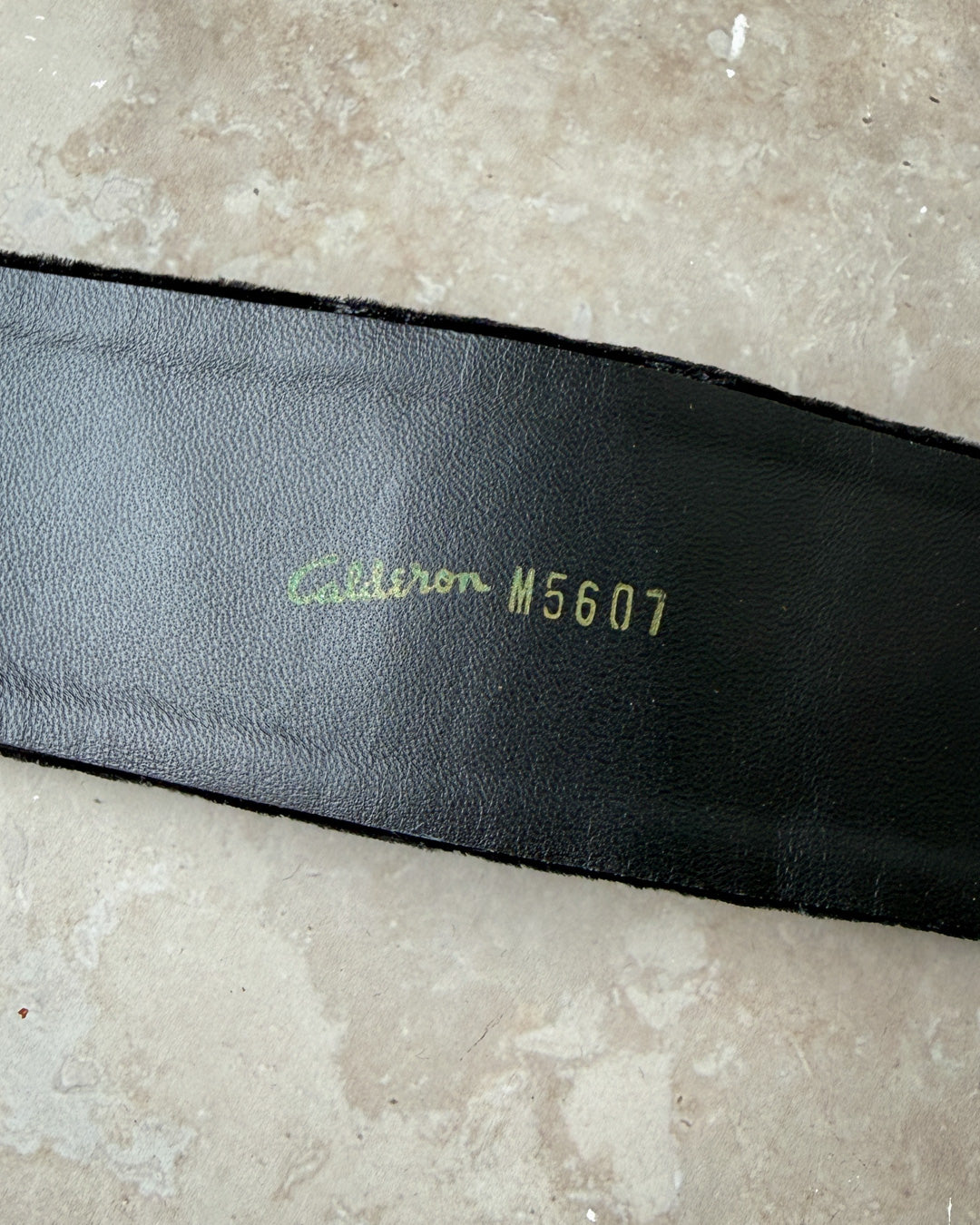 60s Velvet Tie Belt | S-L
