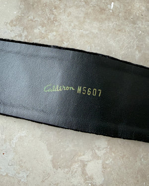 60s Velvet Tie Belt | S-L
