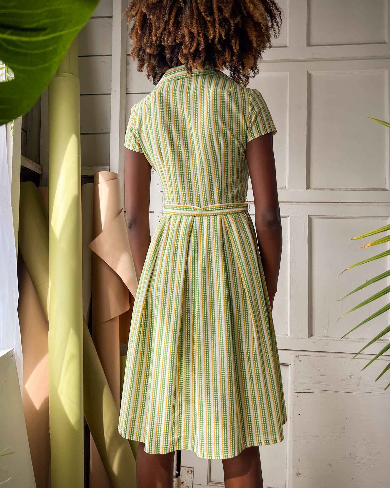 tshirt dress vintage 60s Lanvin Belted Shirt Dress | S-M