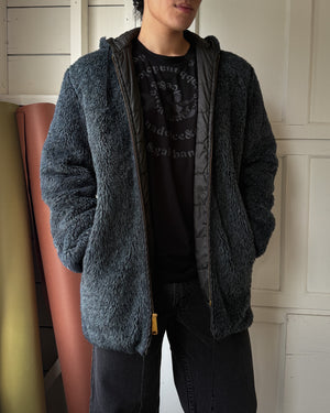 60s Reversible Teddy Jacket | L