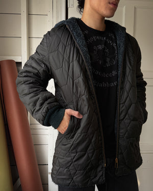 60s Reversible Teddy Jacket | L