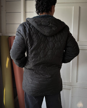 60s Reversible Teddy Jacket | L