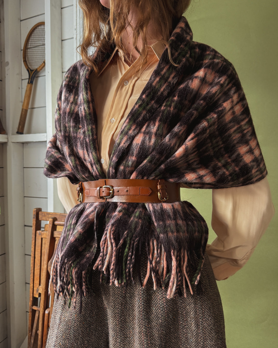 60s Felted Mohair Scarf