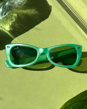 Unworn 60s Mint Green Sunglasses