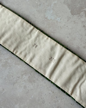 60s Green Snakeskin Belt