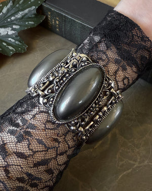 60s Antiqued Silver Link Bracelet