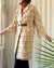 60s Plaid Cashmere Coat