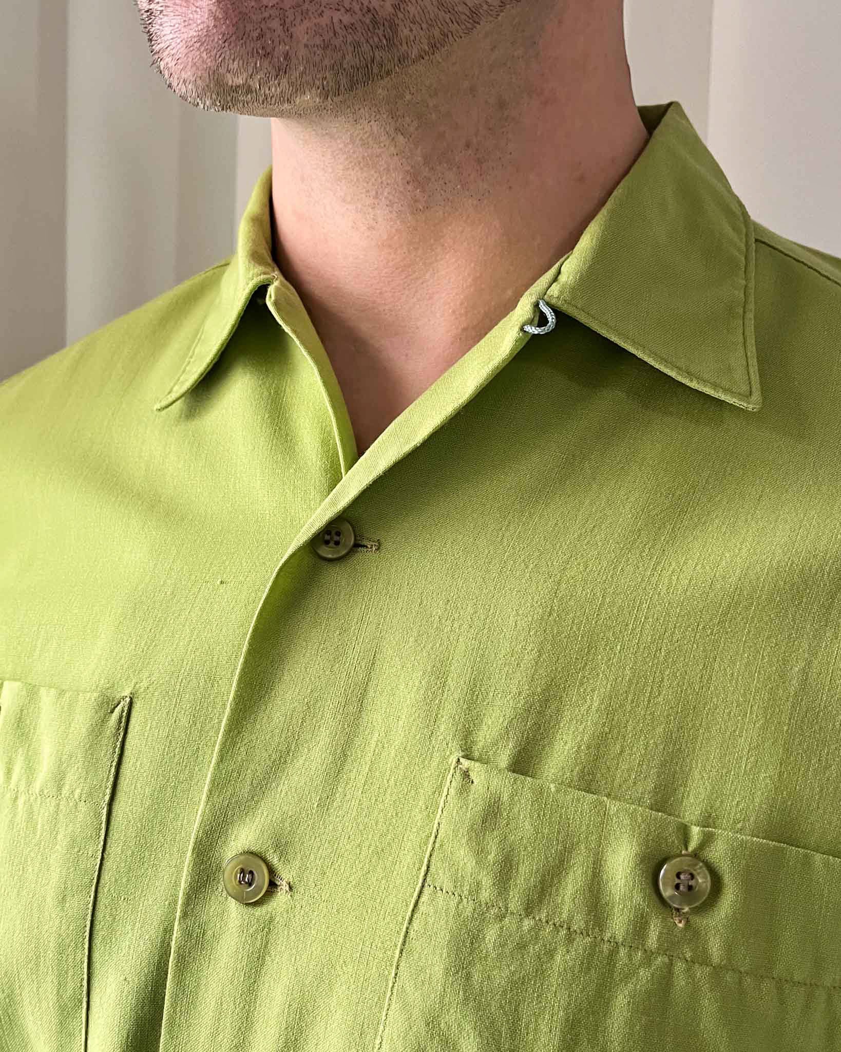 50s-60s Pendleton Loop Collar Shirt