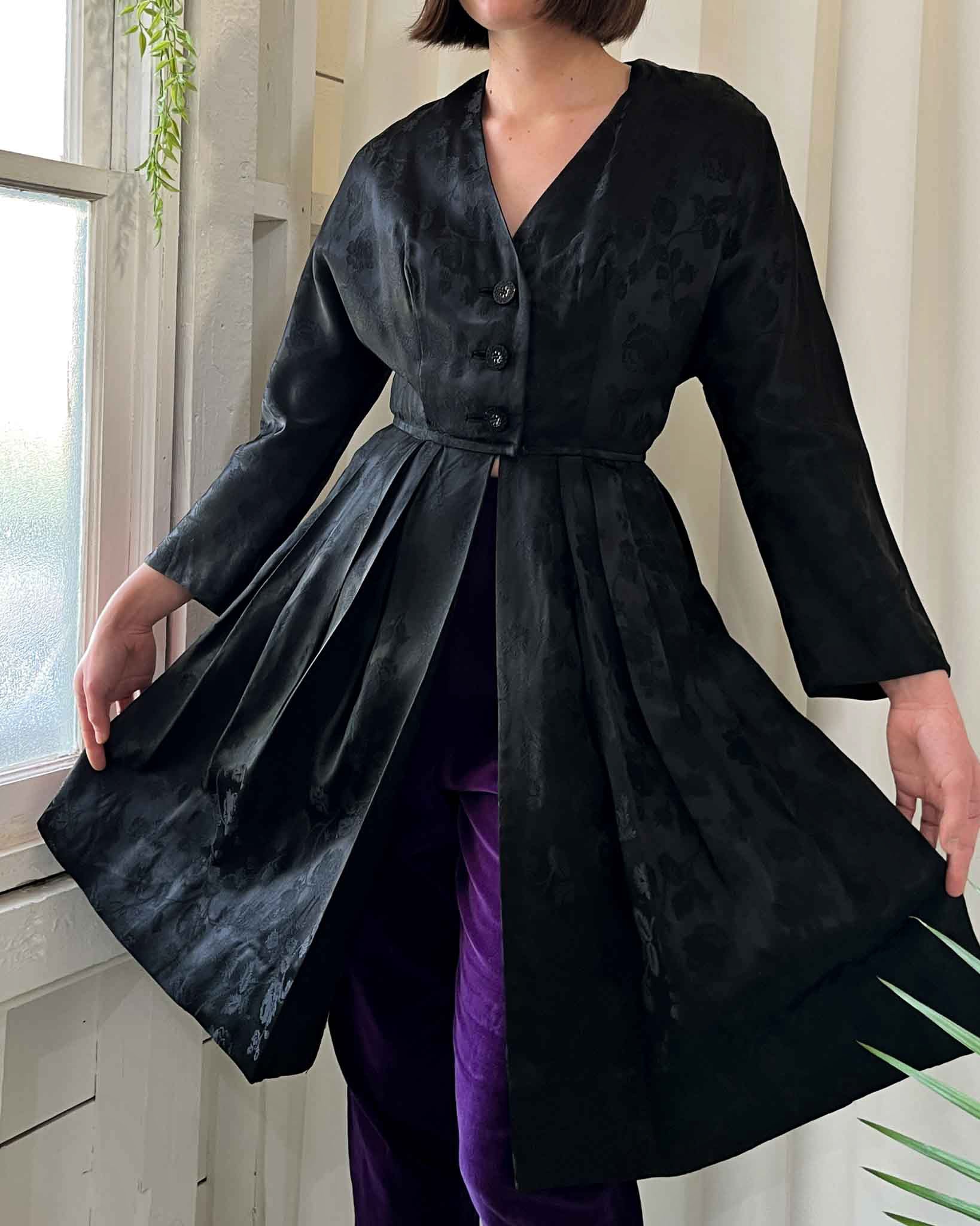 60s Brocade Open Front Dress/Jacket 60s Brocade Open Front Dress/Jacket