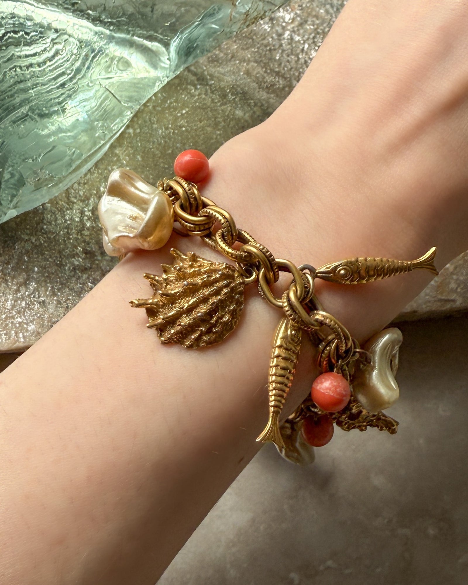 60s Oceanic Charm Bracelet