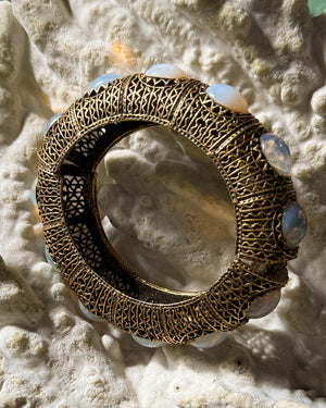 60s Opalite Clamper Bracelet