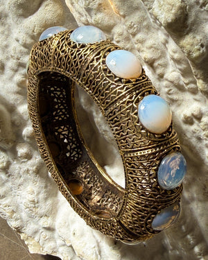 60s Opalite Clamper Bracelet