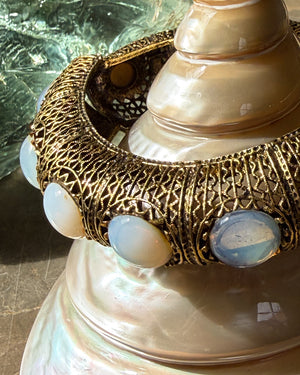 60s Opalite Clamper Bracelet