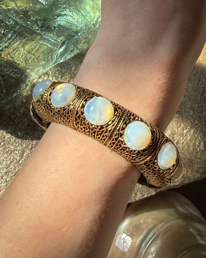 60s Opalite Clamper Bracelet