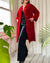 60s Red Velvet Evening Jacket