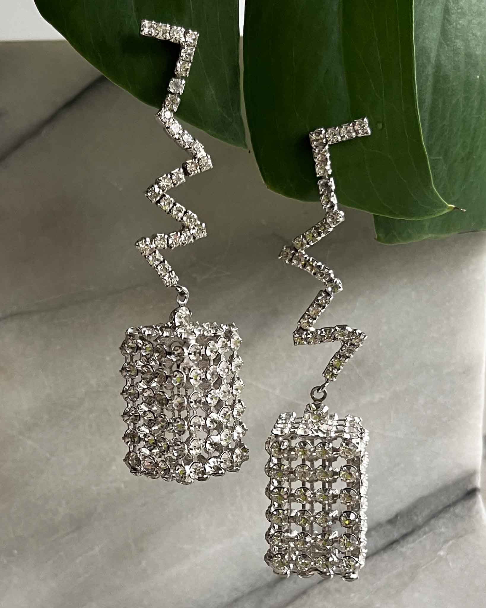 Crystal Pear Drop Swarovski Earrings – Araminta Landale