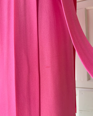 60s Hot Pink Carwash Dress | S