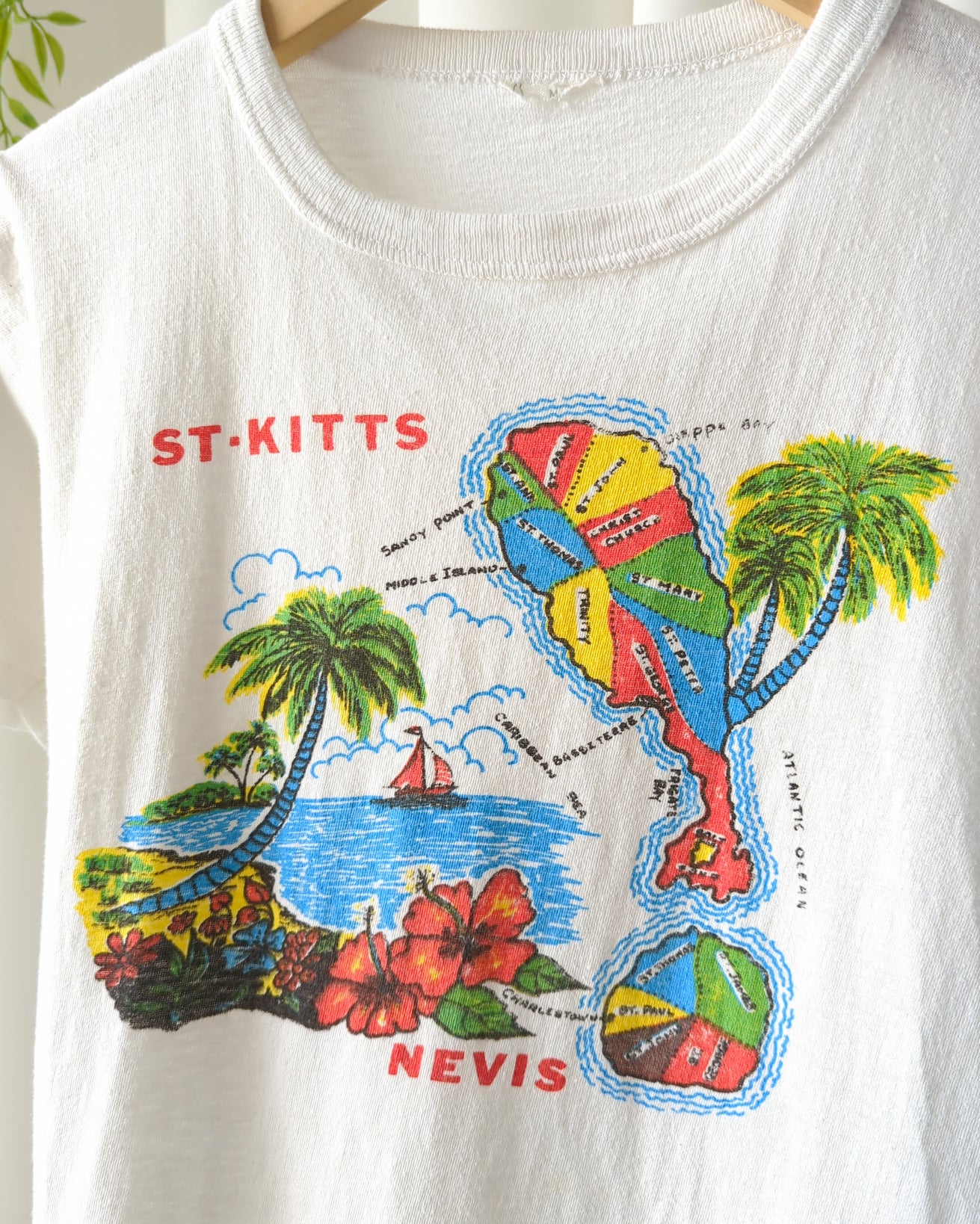 Lucky Vintage 60s St Kitts Souvenir T-Shirt
