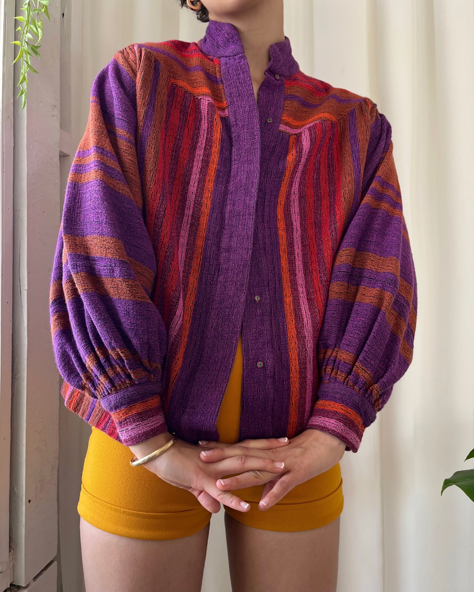 70s Rikma Woven Cotton Jacket