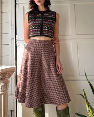 70s Anne Klein Wool Ensemble | S