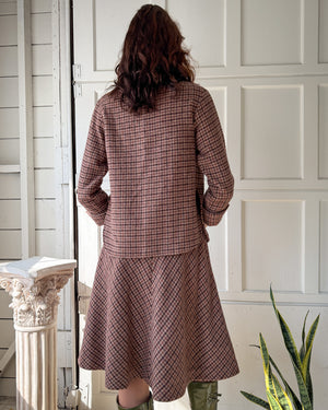 70s Anne Klein Wool Ensemble | S