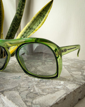 70s Dior Green Sunglasses