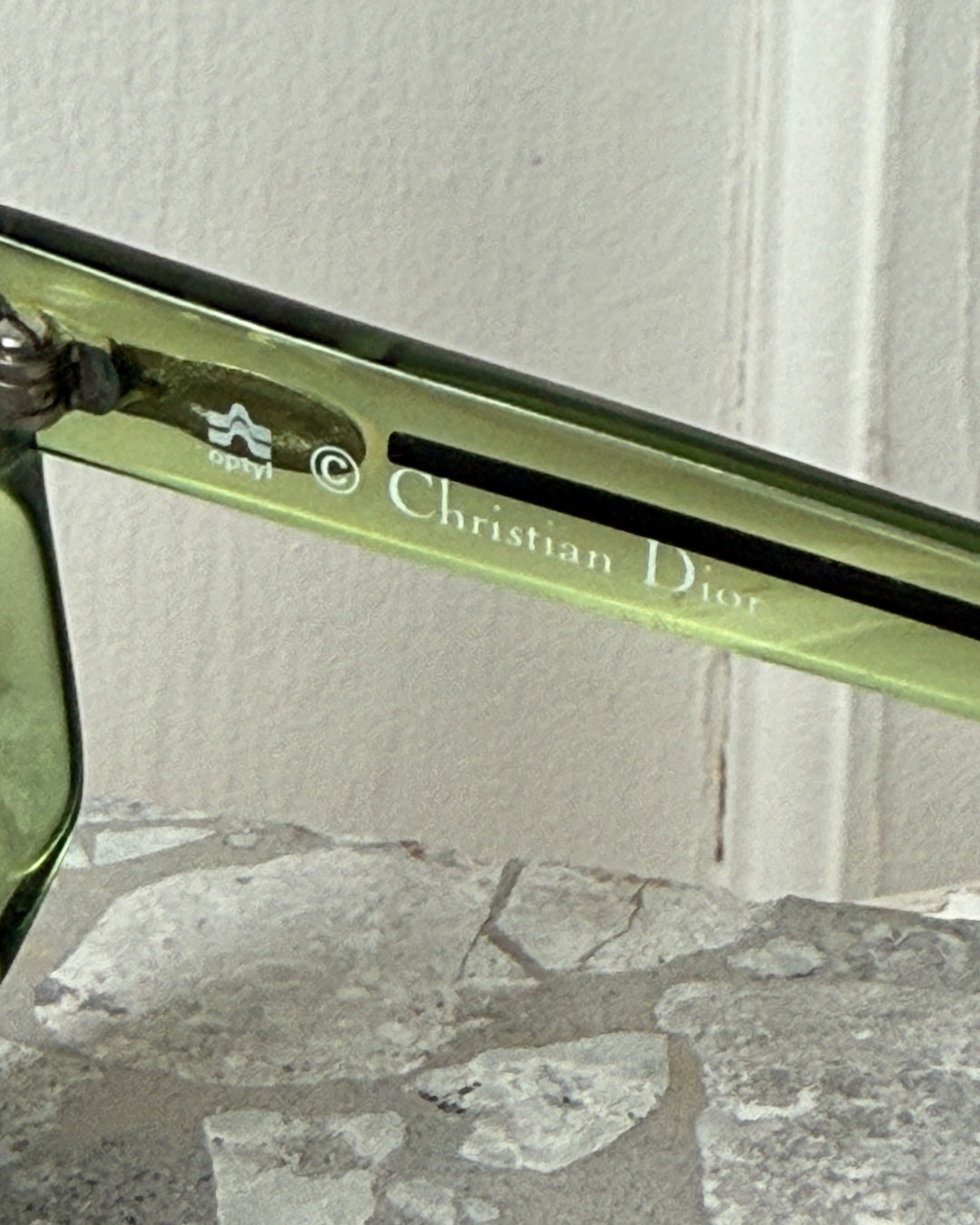 70s Dior Green Sunglasses