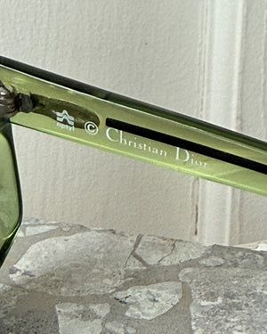 70s Dior Green Sunglasses