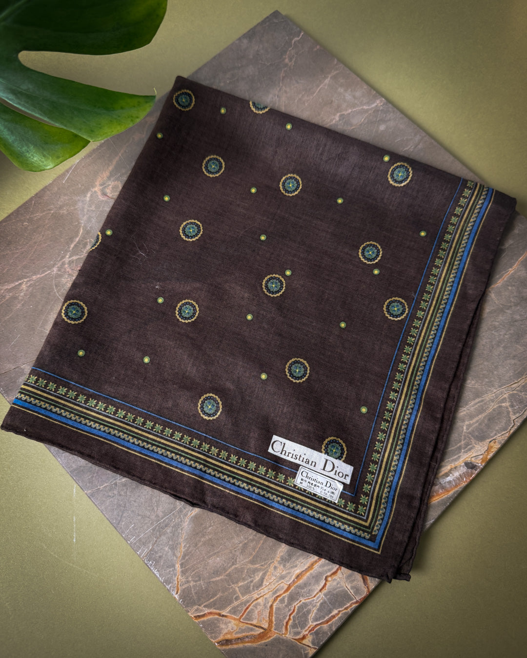 70s Dior Cotton Hankie