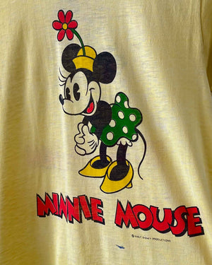 70s Minnie Mouse Coming & Going T-Shirt | XS