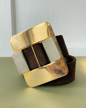 70s Lanvin Suede Belt