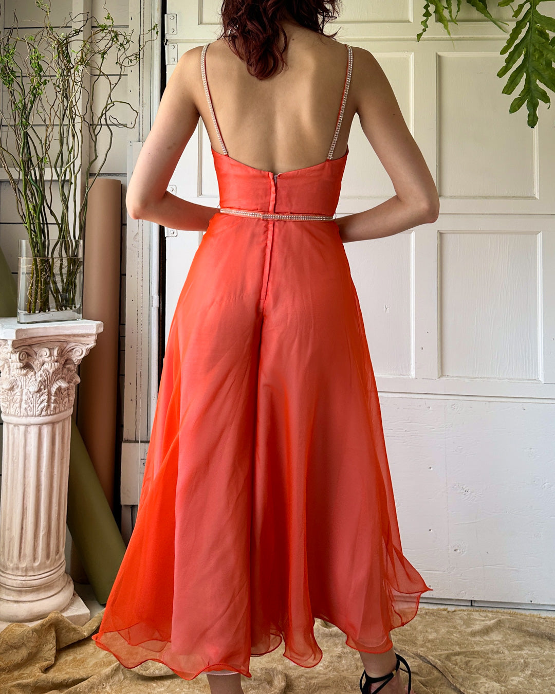 70s Lilli Diamond Jumpsuit | S
