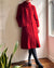 70s Pauline Trigere Coat with Scarf | S-M