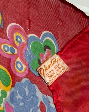 70s Schiaparelli Silk Scarf