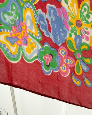 70s Schiaparelli Silk Scarf