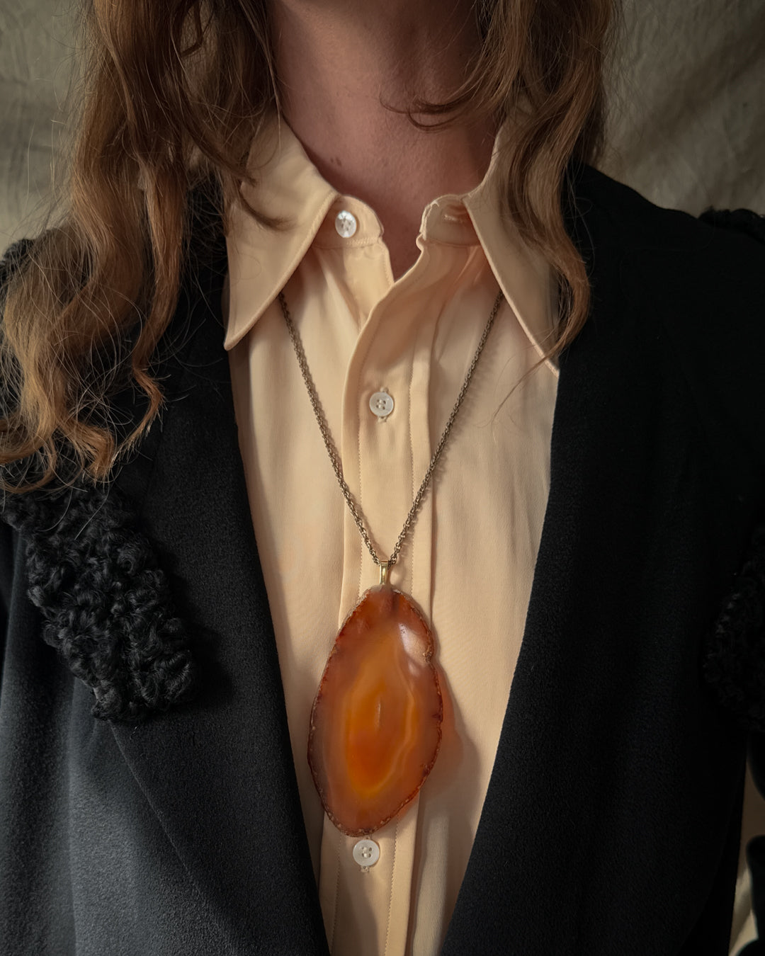 70s Giant Agate Necklace